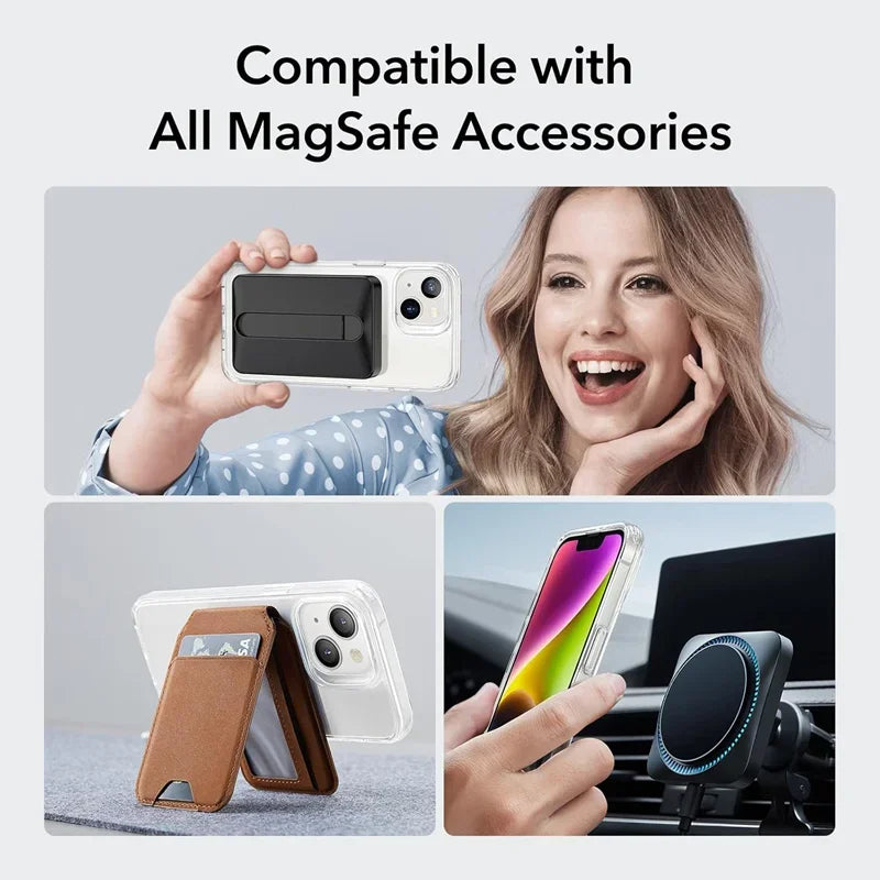 Magnetic Transparent Phone Case for Magsafe iPhone